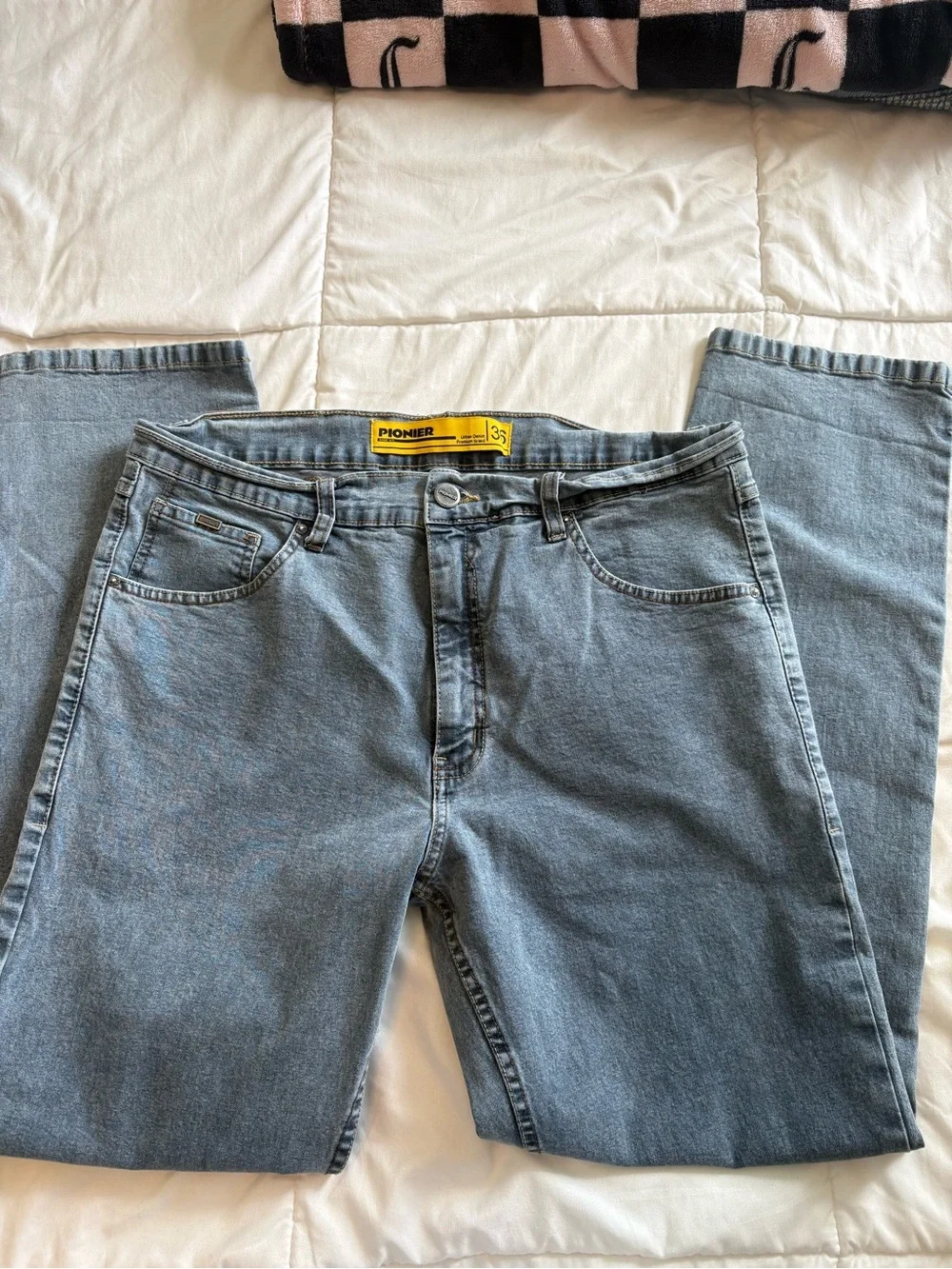 Pioneer Men’s Straight Jeans - Light Blue